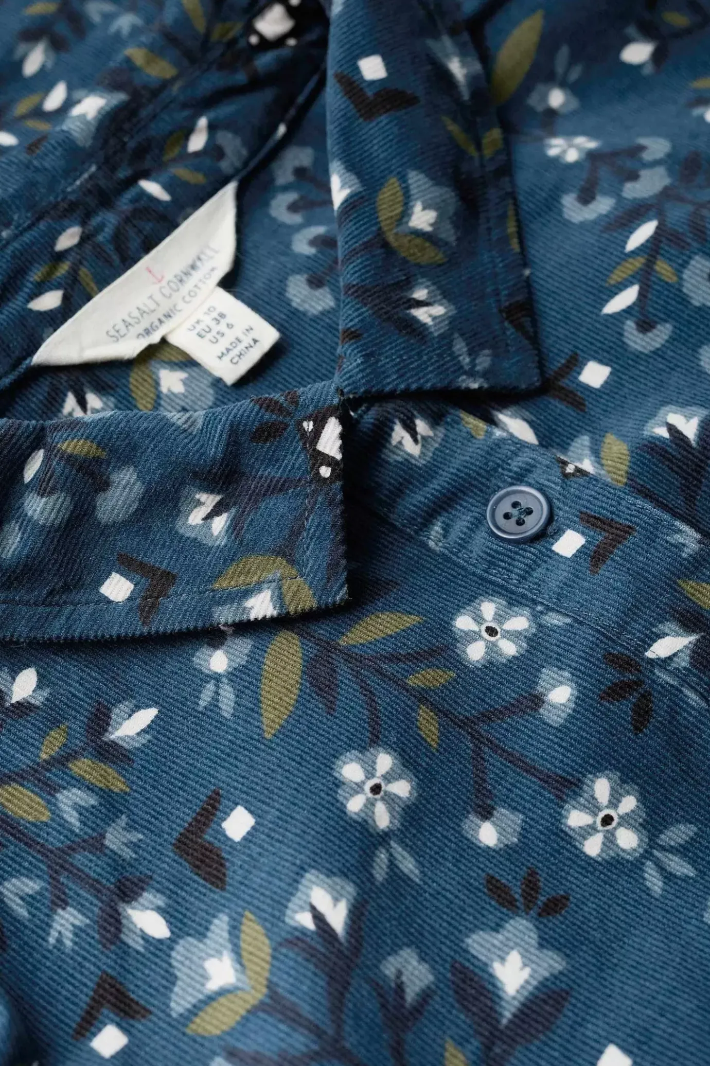 Seasalt Cornwall Sky Sketch Needlecord Tunic<Women Tunics