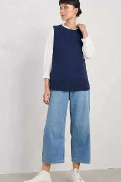Seasalt Cornwall Smallcombe Organic Cotton Knitted Vest (Gots)<Women Knitwear
