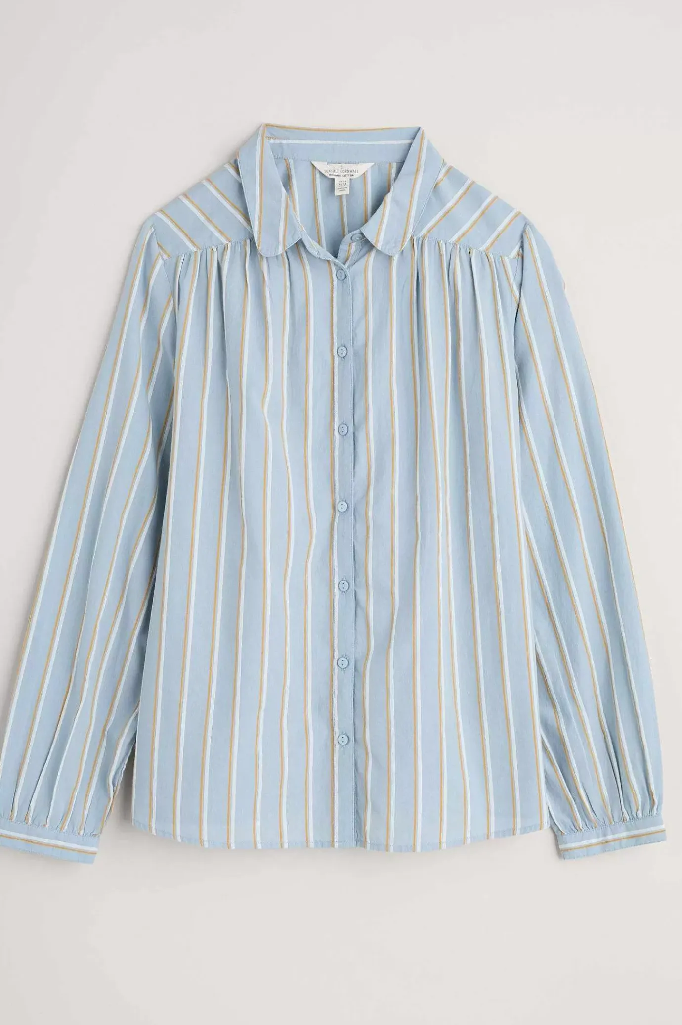 Seasalt Cornwall Spiral Flight Striped Shirt (Gots)<Women Tops