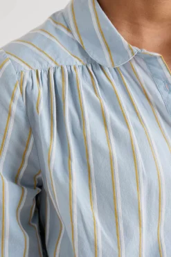 Seasalt Cornwall Spiral Flight Striped Shirt (Gots)<Women Tops