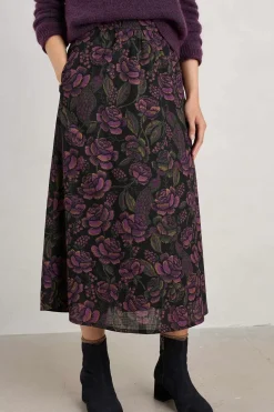 Seasalt Cornwall Tawny Owl Midi Skirt<Women Skirts