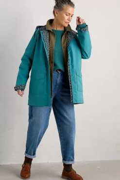Seasalt Cornwall The Reversible Waterproof Raincoat<Women Coats & Jackets