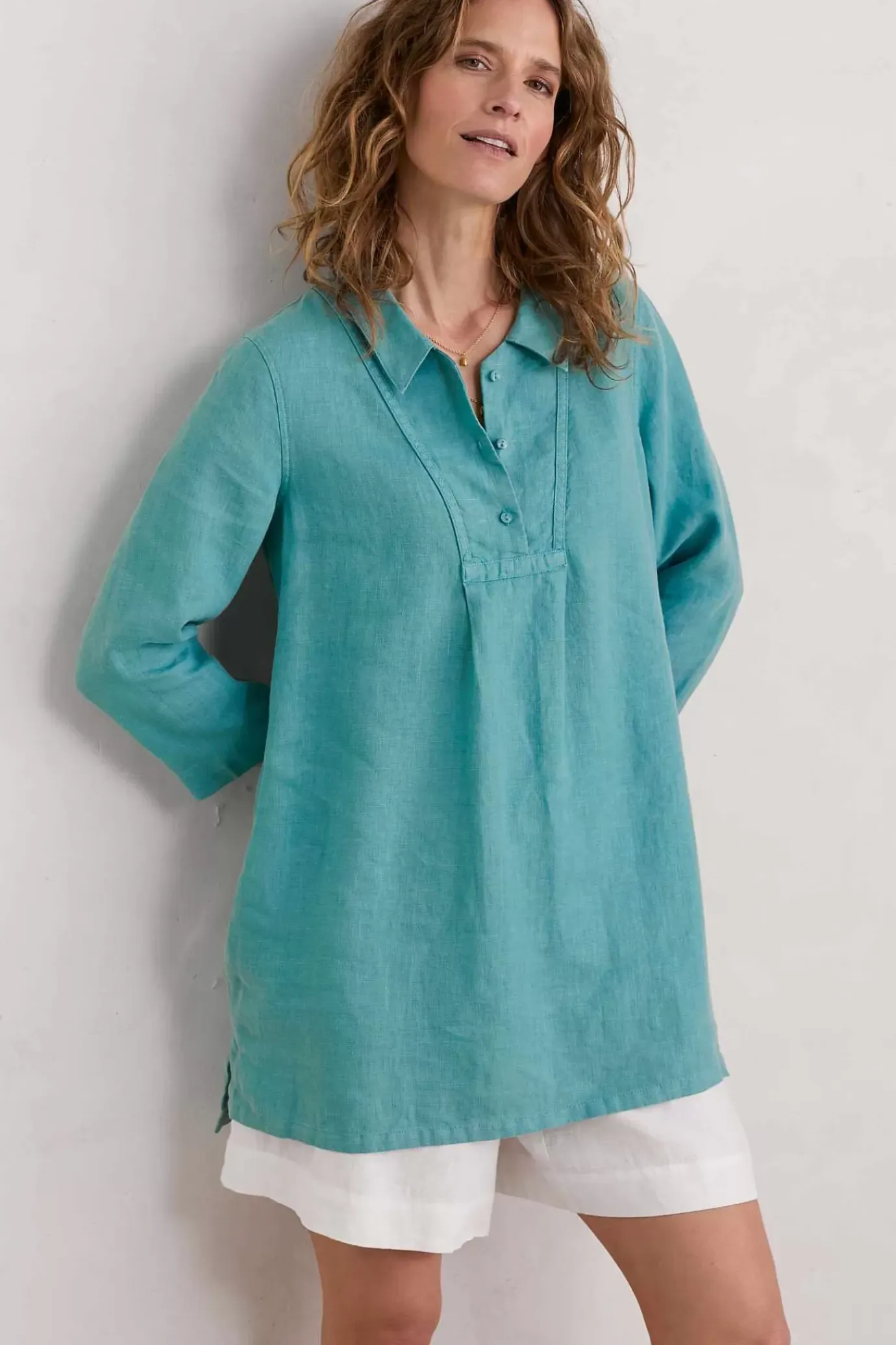 Seasalt Cornwall Tide Clock 3/4 Sleeve Tunic<Women Tunics