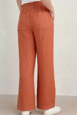 Seasalt Cornwall Tide Flow Wide Leg Linen Trousers<Women Trousers & Shorts