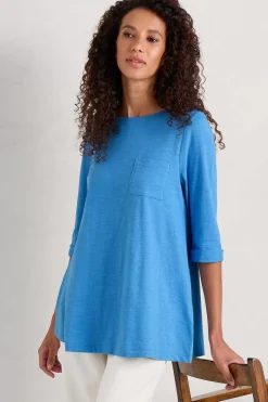 Seasalt Cornwall Tregonning 3/4 Sleeve Top<Women Tops