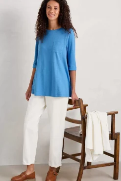 Seasalt Cornwall Tregonning 3/4 Sleeve Top<Women Tops