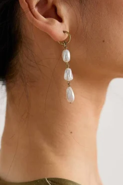 Seasalt Cornwall Valency Freshwater Pearl Drop Earrings<Women Jewellery