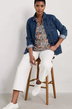 Seasalt Cornwall Waterflow Short Sleeve Top<Women Tops