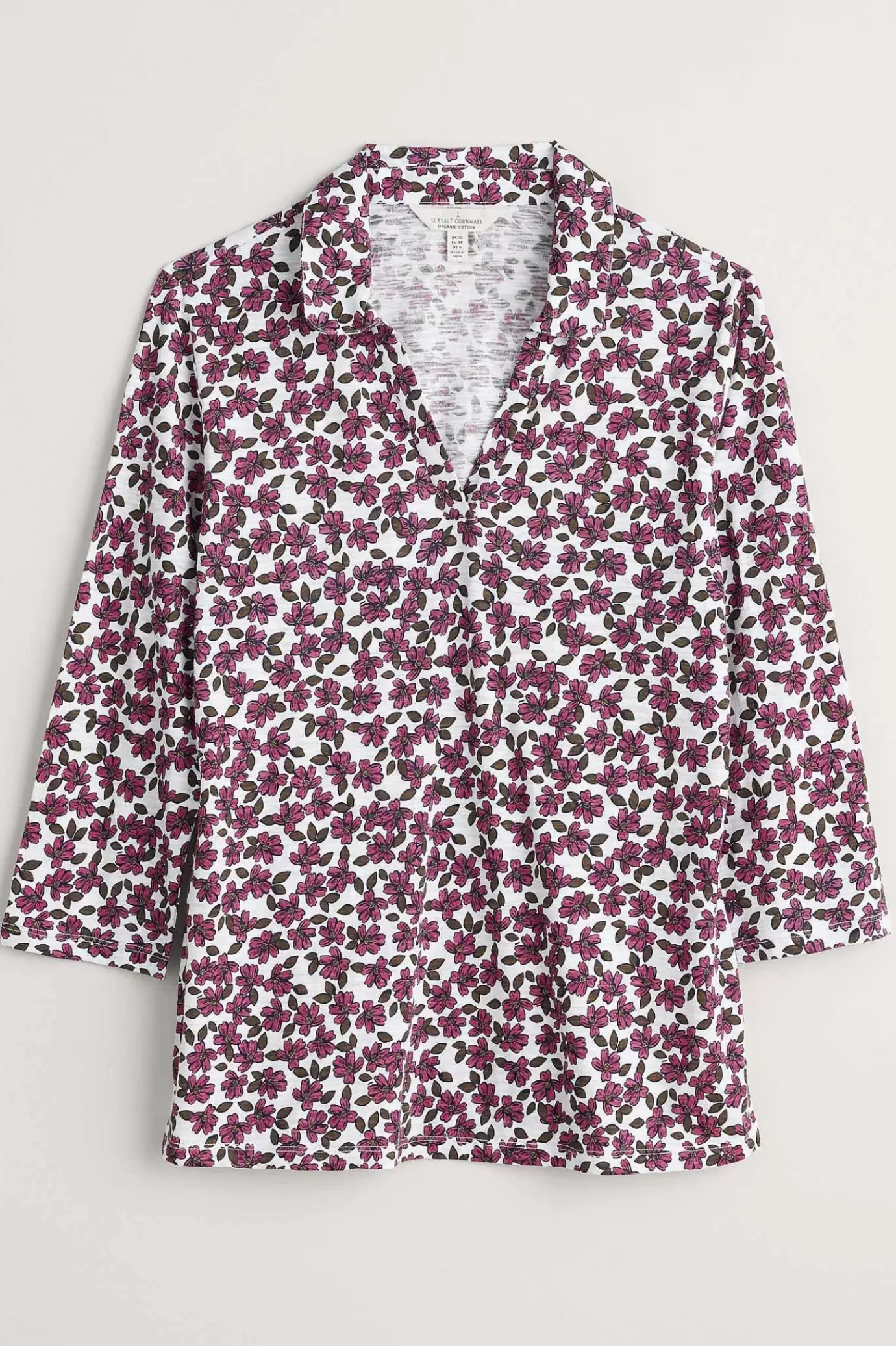 Seasalt Cornwall Wavecrest Jersey Shirt (Gots)<Women Tops