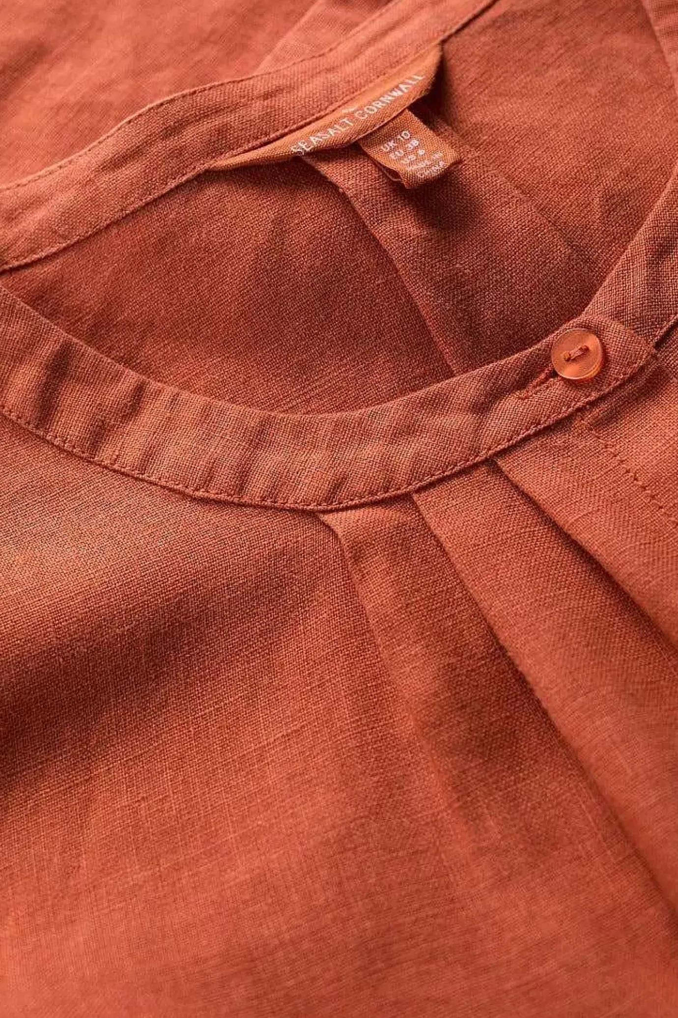 Seasalt Cornwall Wild Fennel Button Through Linen Top<Women Tops