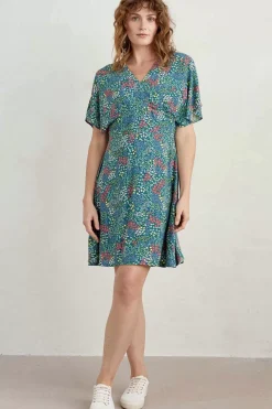 Seasalt Cornwall Wilsey Empire Line Flared Sleeve Dress<Women Dresses