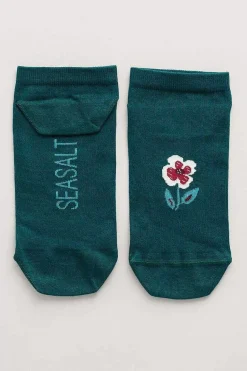 Seasalt Cornwall Women's Arty Organic Cotton Trainer Socks<Women Socks & Tights