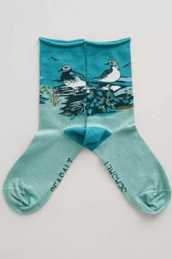 Seasalt Cornwall Women's Postcard Organic Cotton Socks<Women Socks & Tights