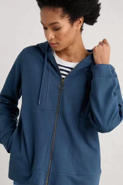 Seasalt Cornwall Wych Elm Zip Up Hoodie<Women Tops